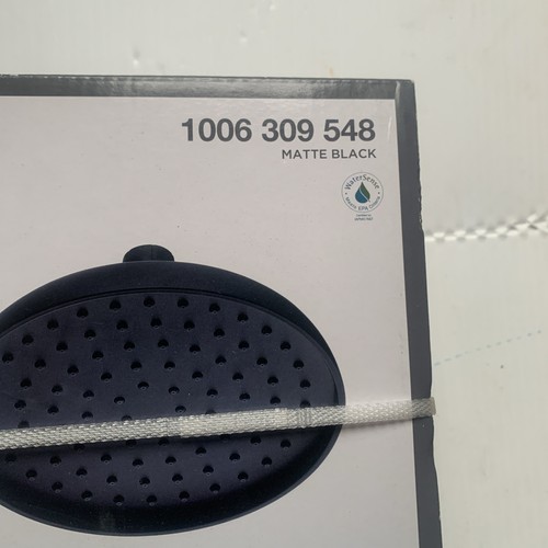 Glacier Bay Raincan Shower head, 1 Spray Setting, 1.8gpm Matte Black (WYZ) - Picture 7 of 10