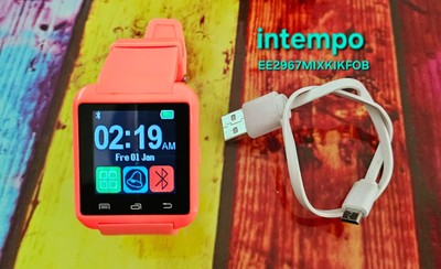 Intempo Bluetooth Sync/Track & Talk Digital Smart Watch in Orange für Kinder
