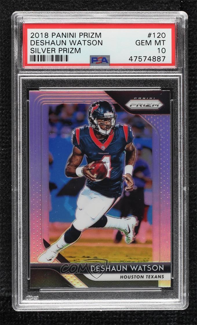 2018 Panini Prizm Silver Prizm Deshaun Watson #120 PSA 10 GEM MT 6m7