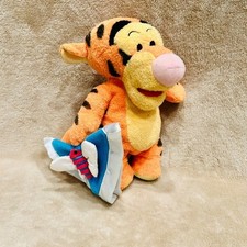 Disney Winnie the Pooh TIGGER Rattle Plush Stuffed Animal Toy Baby Stuffie