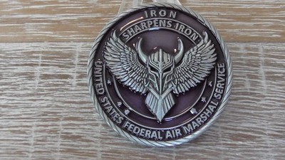 Federal Air Marshal FAM FAMs Iron Sharpens Iron Challenge Coin #43
