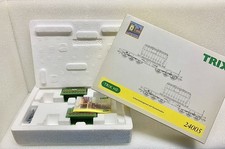 Trix H0 24005 Schwerlastwagenset mit Thermohauben der DB (ohne Waggons)