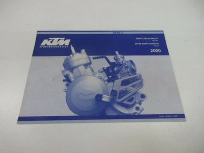 KTM SX 60 SX 65 Ersatzteilkatalog Motor Handbuch Spare Parts manual 3.208.00