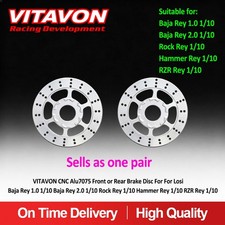 VITAVON Alu7075 Front or Rear Brake Disc For Losi Baja Rey 1.0 2.0 1/10 H rey