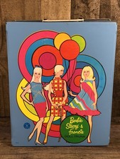 Vintage 1968 Barbie Francie Stacey Doll Toy Trunk Case Mattel