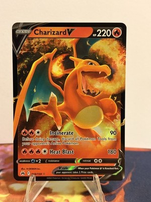 Pokemon TCG - Charizard V 018/159 Crown Zenith Holo