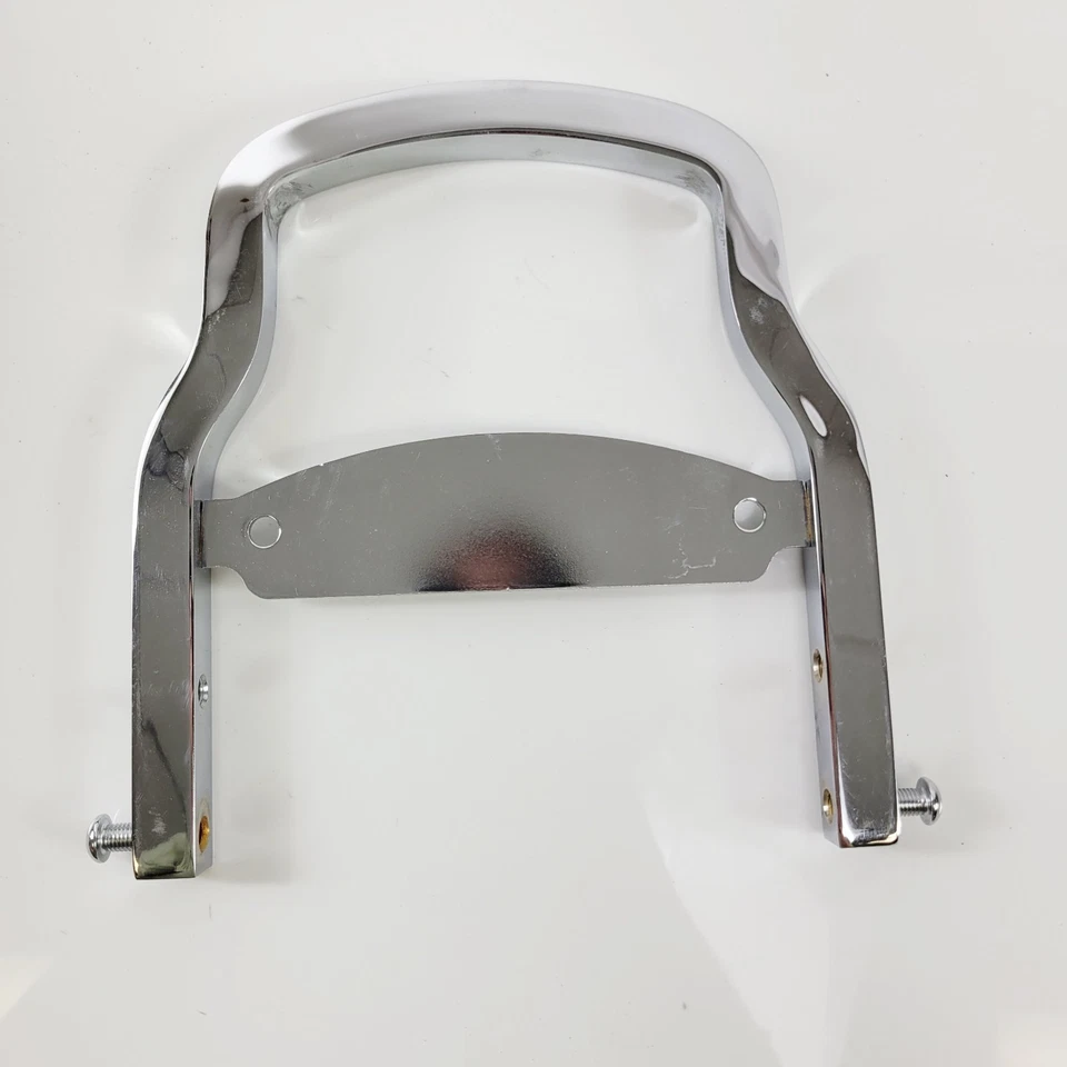 原始设备制造商 Harley Davidson 正品 NOS Sissy Bar 迷你直立导轨 带标志 52764-90A — 第 4/4 张图片