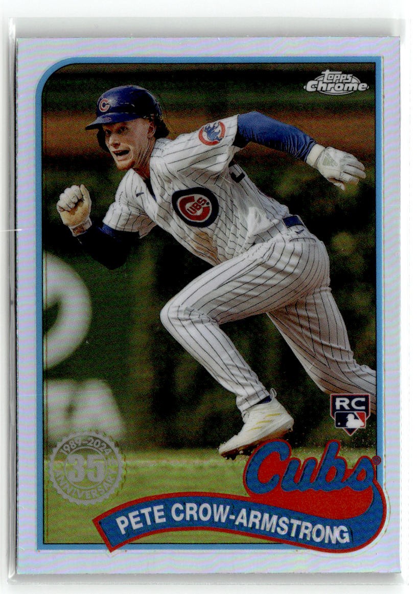 2024 Topps Chrome #89CB-19 Pete Crow-Armstrong 1989 Topps Baseball 35th