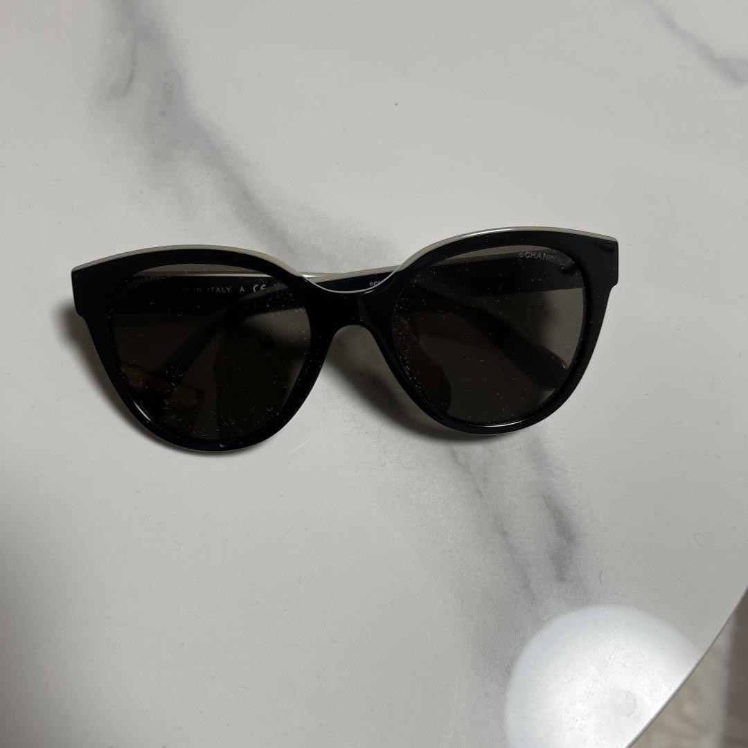 CHANEL Black Cat Eye Sunglasses for Women Luxury Designer Shades