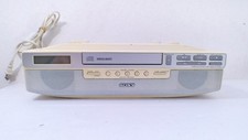 Sony ICF-CD523 Mega Bass CD Player Clock Am/Fm Radio Under Cabinet Tested Works