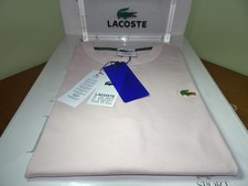 Image of LACOSTE LIVE MENS RELAXED FIT METAL CROC CREW NECK T-SHIRT FR4 MEDIUM rrp:-£80