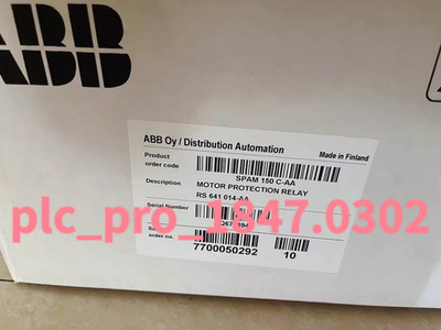 SPAM-150C-AA 1PCS Brand New ABB SPAM-150C-AA Motor Protection Relay