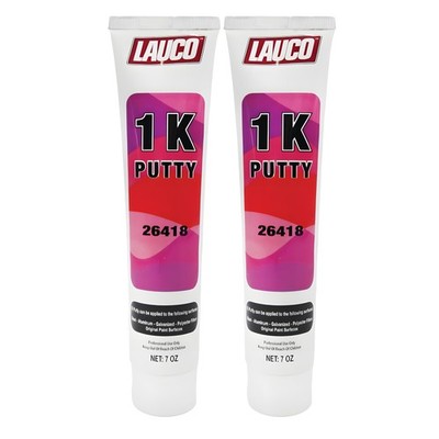 Lauco 1K Combination Body Filler Putty - Pack of 2 - Quick & Easy Repairs for