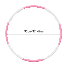 Weighted Exercise Hoop for Adults Workout Equipment Sports Adjustable Circle for