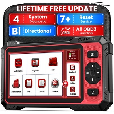 ANCEL DS400 Lite Bidirectional OBD2 Diagnostic Scanner ABS SRS Engine TCM FCA