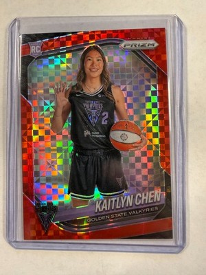 2025 Prizm WNBA Kaitlyn Chen Variation Red Power /75 (RC)