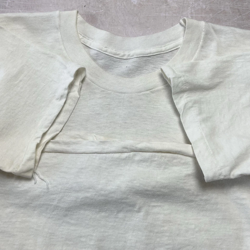 True Vintage 1970s Stiff Records Punk Rock T-Shirt The Damned Elvis Costello - Image 4 of 4