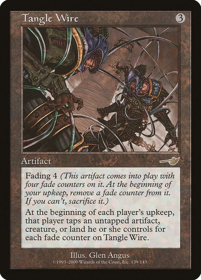 Tangle Wire 139 Rare Nemesis Magic: The Gathering NM/M