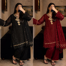 Indian Printed Anarkali Long Dress Digital Suit Gown Stitched Readymade Stylish