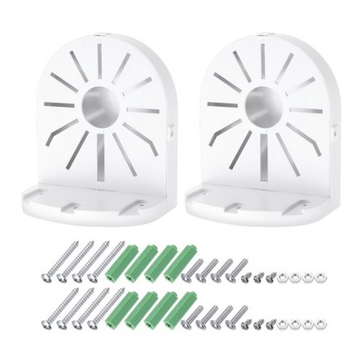 2 Pack Dome Security Camera Mount 6.7'' Bracket Junction Box, Plastic