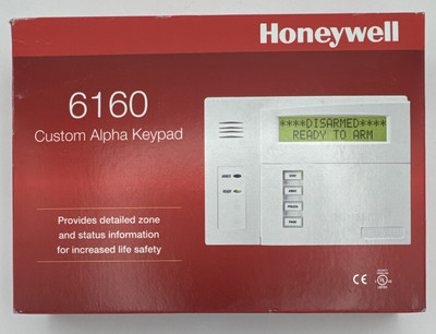 Honeywell Home 6160 Custom Alpha Keypad (NEW)