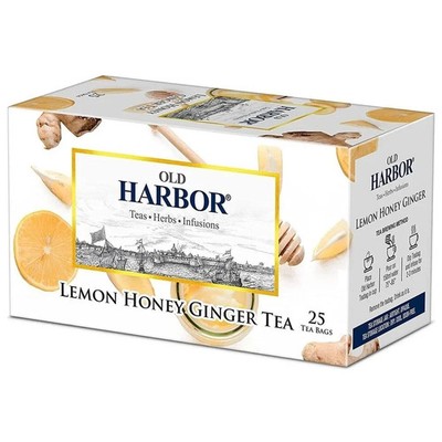 Old Harbor Lemon Honey Ginger Tea 25 Teebeutel 50g