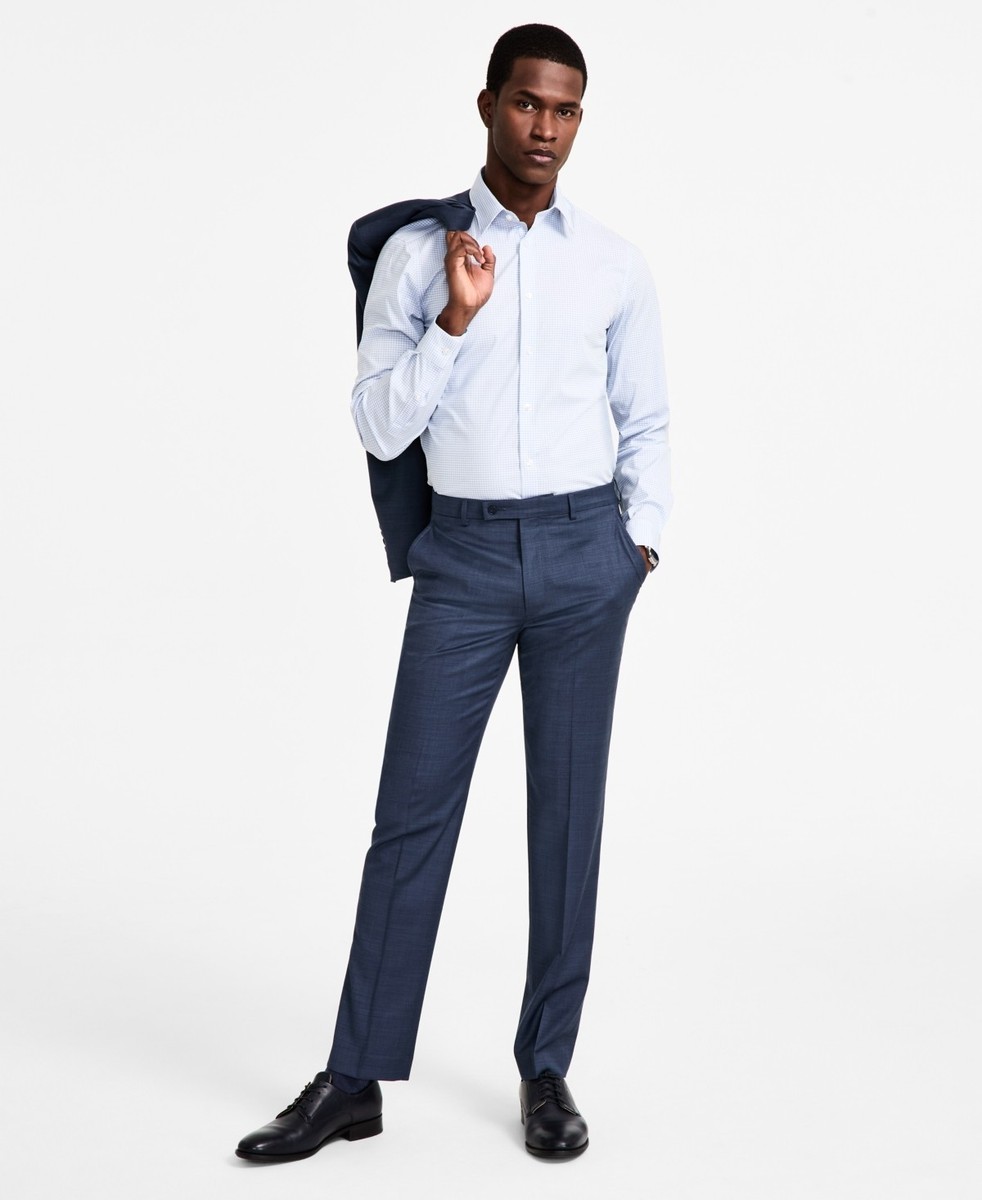 green emerald velvet dress Calvin Klein Men's Slim Fit Dress Pants | Suit Pants for Men | Stretch  Comfort Fabric, Tailored Silhouette, Wrinkle-Resistant, Ready-to-Wear main image 0