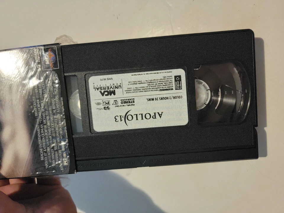 Apollo 13 VHS Tom Hanks Kevin Bacon Bill Paxton Gary Sinise Ed Harris  - Image 3 of 3