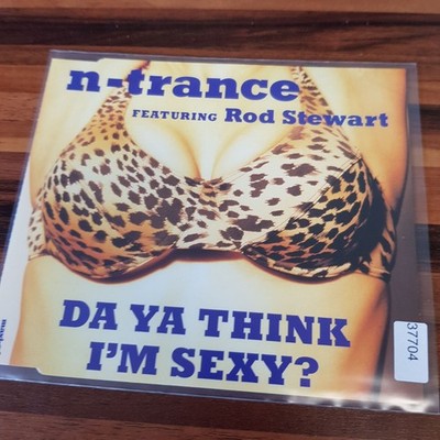 N-TRANCE FT ROD STEWART da ya think i'm sexy VG+/EX (MCD, Techno, Intercord)