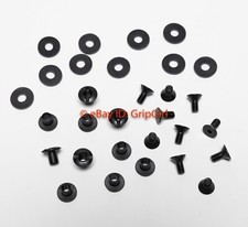 10x Black Socket Cap Head Screws/Slotted Posts/Washers - Kydex Holster Hardware