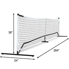 Pickleball Tennis Net For Outdoor 22FT Portable Nylon Sports W/Carry Bag Outdoor