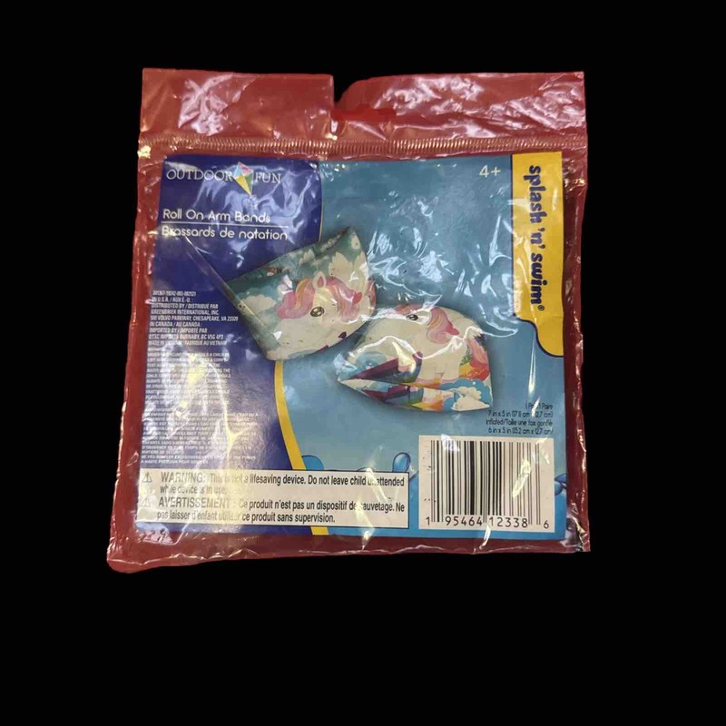Inflatable Swimming Arm Bands Floaties Kids Pool Unicorn Design, FAST SHIPPING!