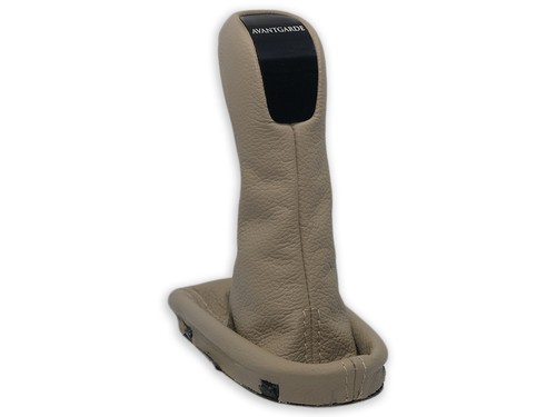 Pommeau De Levier De Vitesse Cuir Gris Pour Mercedes CLK W208 1997-2002 – Personnalisé – Neuf