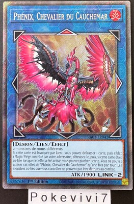 Yu-Gi-Oh! Karte PHENIX, ALBTRAUMRITTER RA03-FR042 PSR NEU