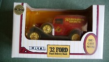 Ertl Anheuser-Busch '32 Ford Panel Delivery Bank..Die Cast Metal 1/25 Scale..NIB
