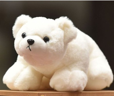 small stuffed polar bear