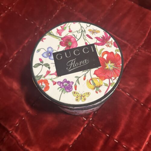 Gucci Flora Gift Makeaup Box Vintage 1980s GUCCI Flora Gift Makeup Distressed! - Picture 1 of 5
