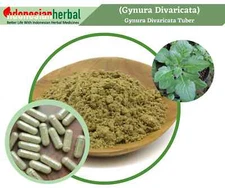 Capsule Of  Pure Gynura Divaricata Tuber (Gynura Divaricata) Organic Natural