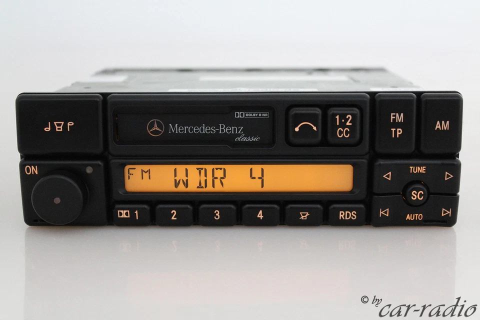Original Mercedes W116 Radio Classic BE1150 Becker S-Klasse Kassettenradio RDS - Bild 4 von 4