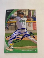 Danny Garcia 2017 Signed Clinton Lumber Kings Team Card