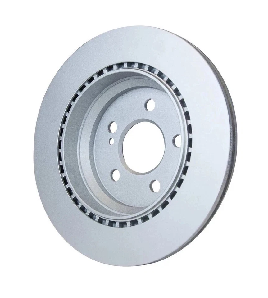 Juego de 2 rotores de disco de freno trasero originales para Mercedes S350 SL500 221423121207 OEM Foto 2 de 3