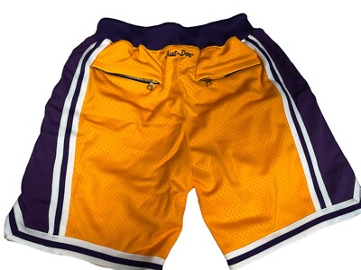 Just Don x Mitchell & Ness LA Lakers NBA Shorts 100% Authentic M