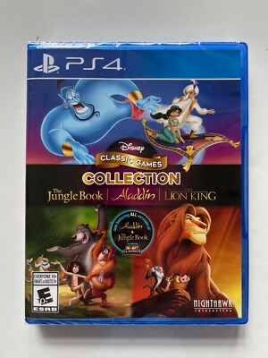 Disney Classic Games Collection PlayStation 4 PS4 Aladdin Lion King Jungle Book