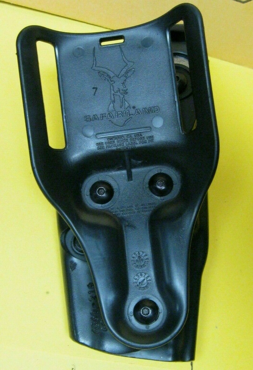 SAFARILAND 6360 6365-219 ALS STX BLACK MID RIDE LFT HOLSTER FOR