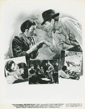 Gary Cooper Ingrid Bergman For Whom The Bell Tolls 1947 Photo Original #12