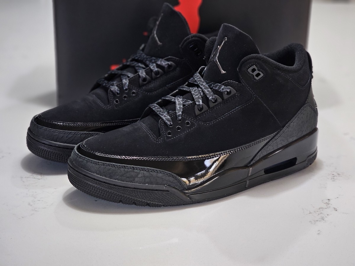 靴 Nike Air Jordan 3 Retro \"Black Cat\" Nike Air Jordan 3 Retro 
