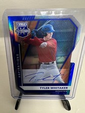 Tyler Whitaker - 2021 Elite Extra Edition #87 Blue Die-Cut ON-CARD AUTO 38/98