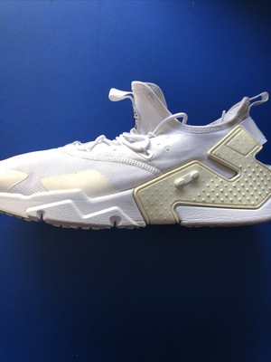 Nike Air Huarache Drift Running Shoes Triple White Ah7334 100 Mens Size 13 Ebay