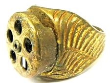 rare 1941 CAPTAIN MIDNIGHT WHIRLWIND WHISTLING RING Ovaltine Radio premium f1