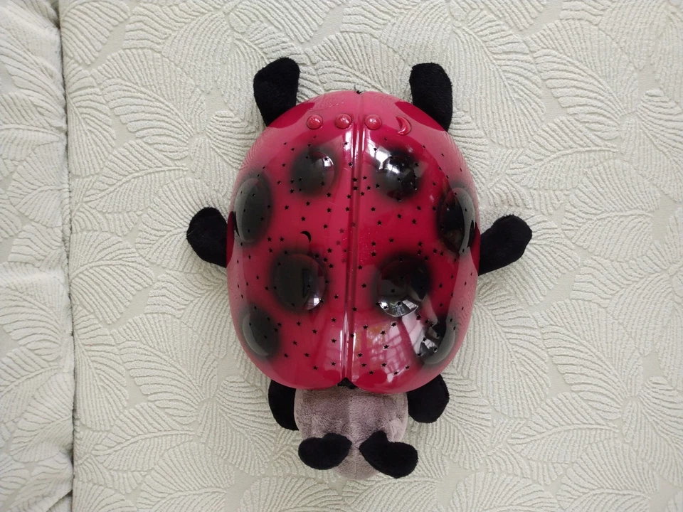 Сумеречная божья коровка плюшевый свет проектор 3 цвета луна и звезды 12» облако b - Изображение 2 из 4